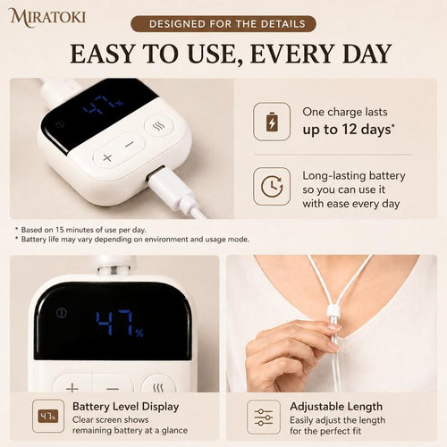 Microcurrent Neck Massager Device