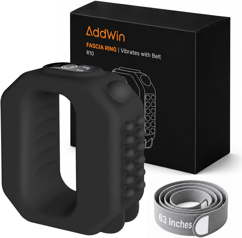 Compact Fitness Ring for Home Gym Use, Ab Machine for Abdomen/Arm/Leg, Multifunctional Full-Body Fascia Ring R10, 6 Intensity Levels with Massager Function