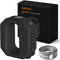 Compact Fitness Ring for Home Gym Use, Ab Machine for Abdomen/Arm/Leg, Multifunctional Full-Body Fascia Ring R10, 6 Intensity Levels with Massager Function