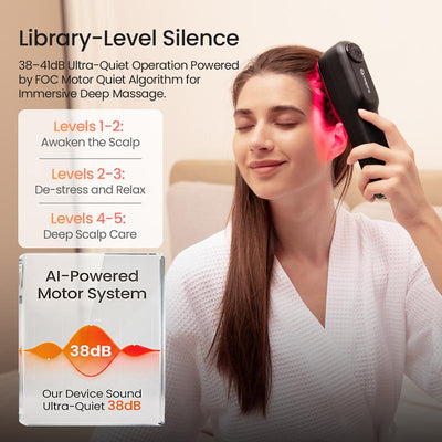 Clarivite Red Light Scalp Massager