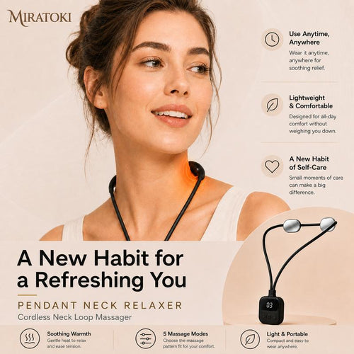 Microcurrent Neck Massager Device